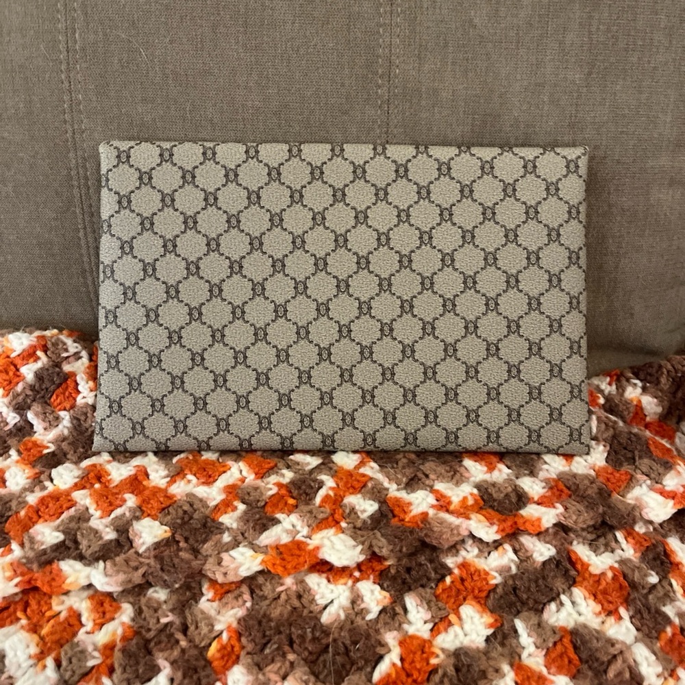 Chic Designer Patterned Clutch - image 2